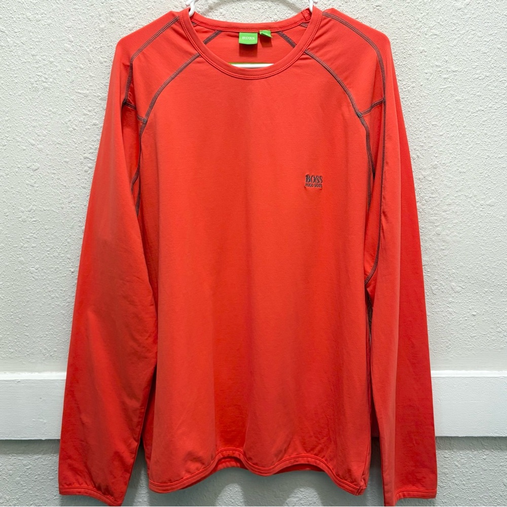 BOSS Hugo Boss Orange Crew Neck Long Sleeve Top XXL
